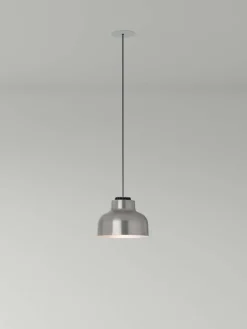 Pamono Polished Aluminum M64 Pendant Lamp by Miguel Mila><noscript><img width=