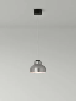 Pamono Polished Aluminum M64 Pendant Lamp by Miguel Mila><noscript><img width=