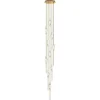 Outlet Pamono Polished Brass Il Pezzo 12 Cluster Chandelier D by Il Pezzo Mancante