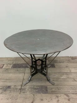 Hot Pamono Polished Metal Garden Table, 1930s