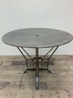 Hot Pamono Polished Metal Garden Table, 1930s