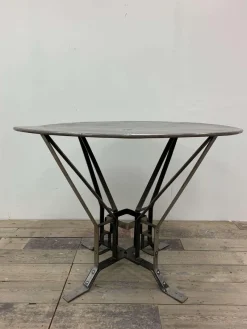 Hot Pamono Polished Metal Garden Table, 1930s