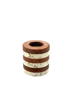 Clearance Pamono Polychrome Marble Candleholder from Fratelli Mannelli, Italy, 1970s