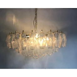 Discount Pamono Polyhedron Murano Glass in Opalino Color by Simoeng for Simoeng