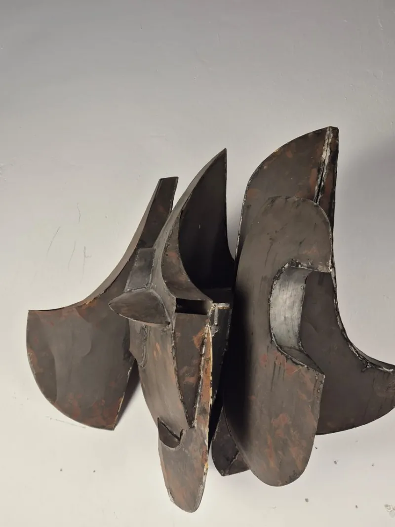 Clearance Pamono Ponzio IV, Abstract Constructivist Sculpture, 1960s, Sheet Metal
