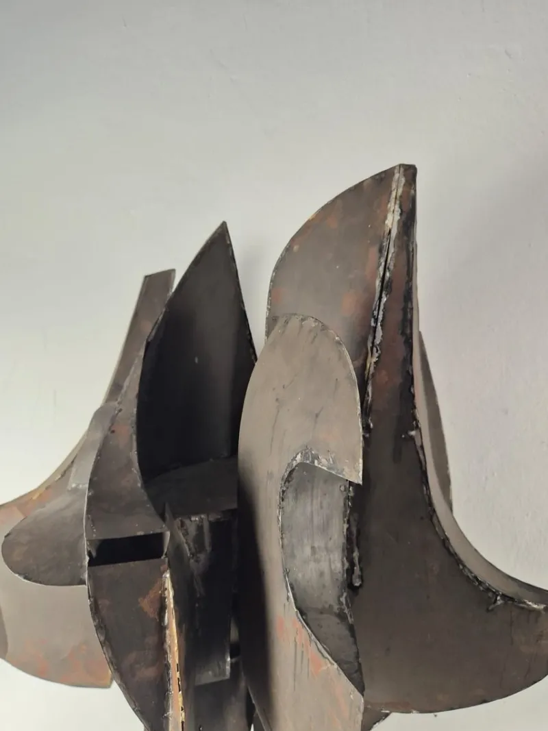 Clearance Pamono Ponzio IV, Abstract Constructivist Sculpture, 1960s, Sheet Metal