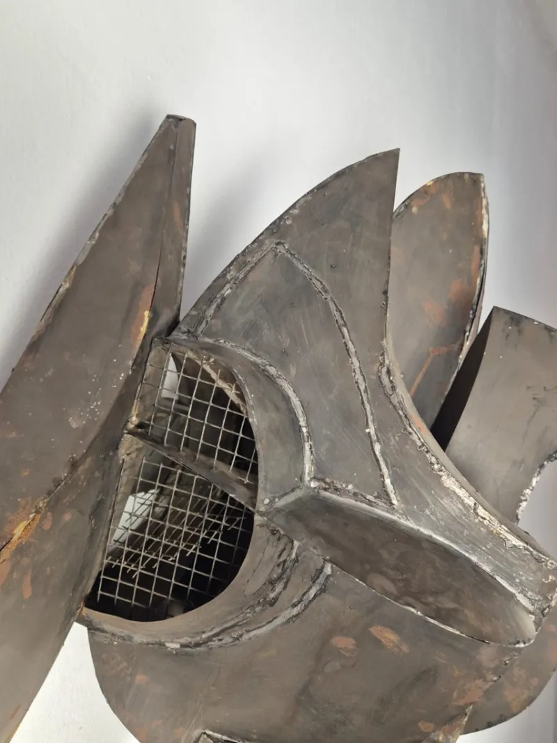 Clearance Pamono Ponzio IV, Abstract Constructivist Sculpture, 1960s, Sheet Metal