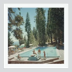Hot Pamono Pool At Lake Tahoe by Slim Aarons