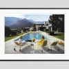 Pamono Poolside Glamour Oversize C Print Framed in Black by Slim Aarons> Mid-Century