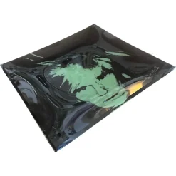 Outlet Pamono Pop Art Andy Warhol Self Portrait Square Glass Tray from Rosenthal, 1990s