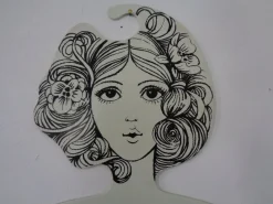 Pamono Pop Art Plastic Coat Hangers, 1960s, Set of 5><noscript><img width=