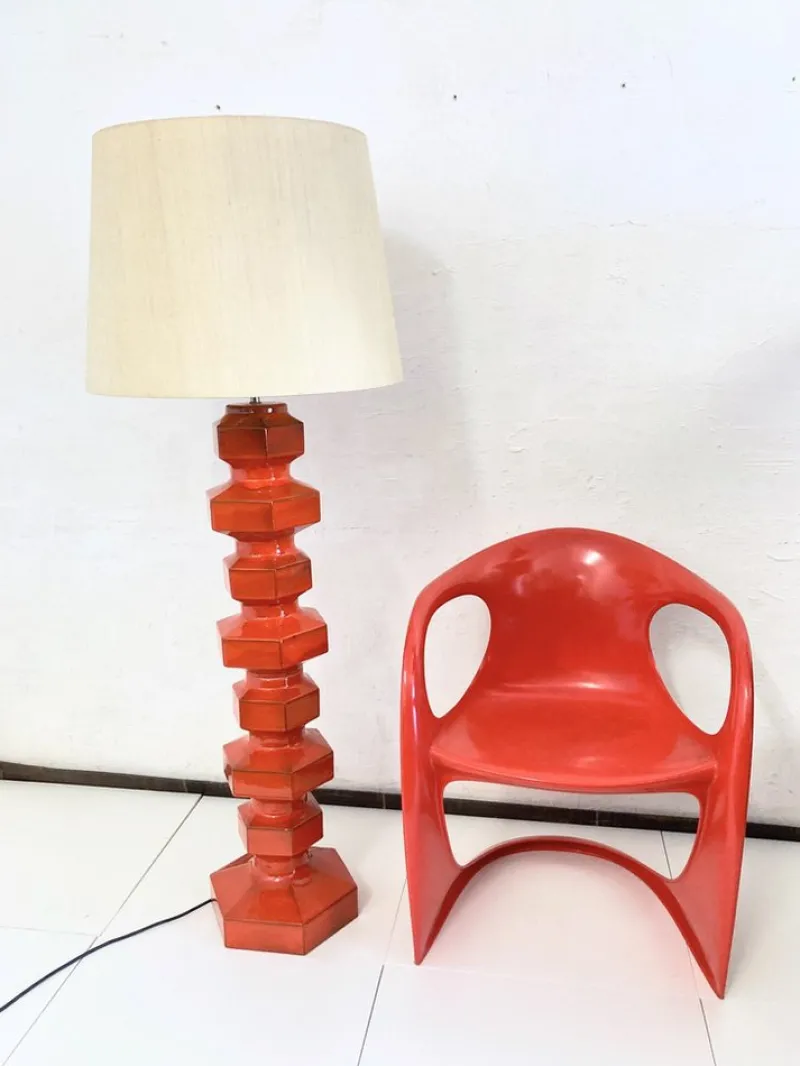 Pamono Pop Art Space Age Ceramic Floor Lamp, 1970s> Floor Lamps
