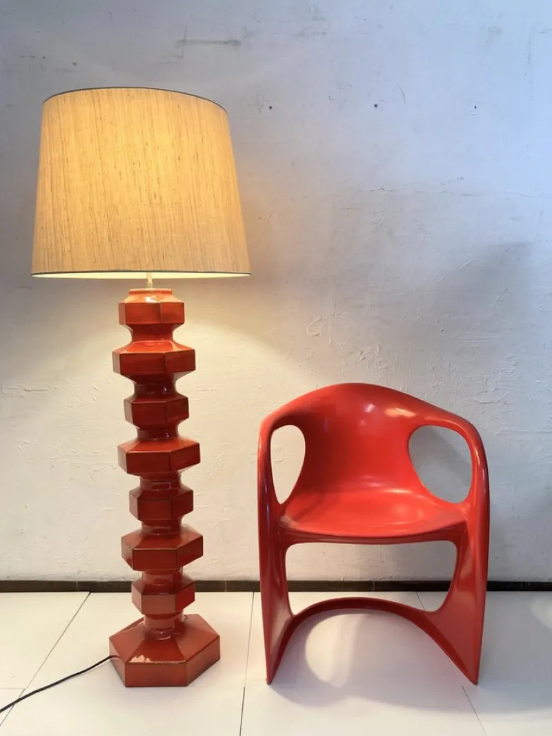 Pamono Pop Art Space Age Ceramic Floor Lamp, 1970s> Floor Lamps