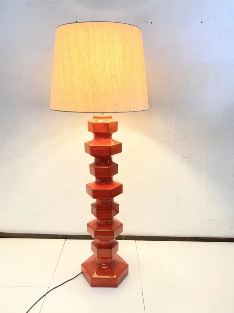 Pamono Pop Art Space Age Ceramic Floor Lamp, 1970s> Floor Lamps