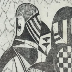 Pamono Popy, Composition, 1972, Etching><noscript><img width=