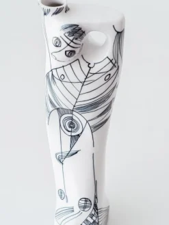 Sale Pamono Porcelain Anthropomorphic Figural Vases by Sargadelos, 2000s, Set of 2