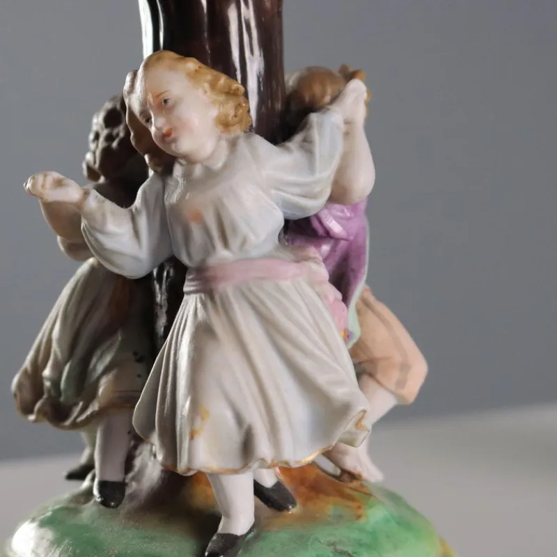 Pamono Porcelain Candle Holders, Set of 2> Candleholders