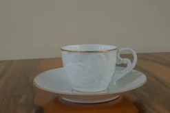 Clearance Pamono Porcelain Coffee Service by O. Castro for Dolmen, Galicia, Spain, 1950s, Set of 27