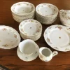 Pamono Porcelain Dinner Service for 10 from Kahla, 1950s, Set of 39> Dinner Plates & Bowls