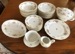 Pamono Porcelain Dinner Service for 10 from Kahla, 1950s, Set of 39> Dinner Plates & Bowls