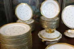 Pamono Porcelain Dinner Service from Limoges, 1950s, Set of 109><noscript><img width=