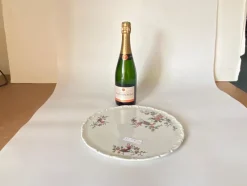 Outlet Pamono Porcelain Dish with Birds and Flowers Decor from Royal Tettau, Bavaria, Germany