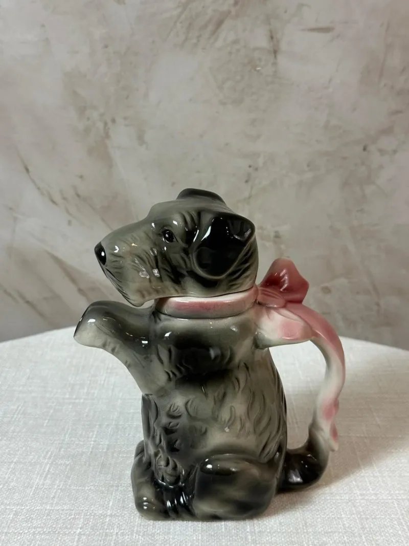 Online Pamono Porcelain Dog Teapot, 1950s