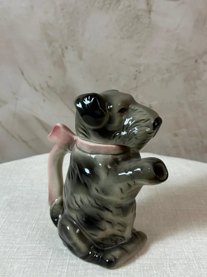 Online Pamono Porcelain Dog Teapot, 1950s