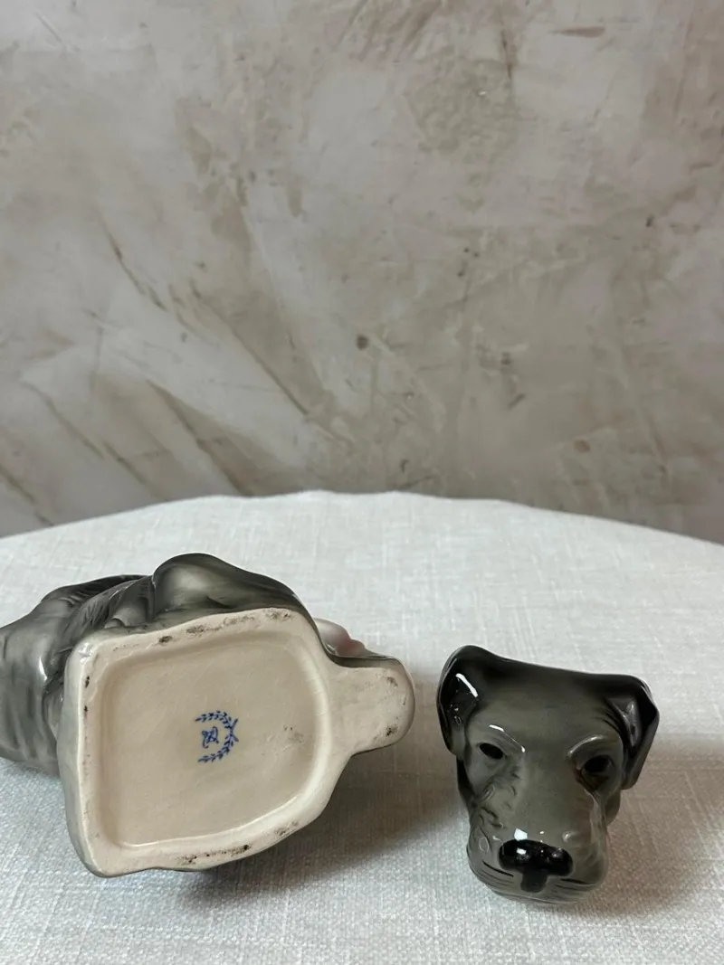 Online Pamono Porcelain Dog Teapot, 1950s