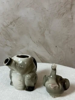 Sale Pamono Porcelain Elephant Teapot, 1950s