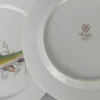 Pamono Porcelain Fish Dishes and Tray Set, 1960s, Set of 7> Trays