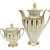 Sale Pamono Porcelain Grecque Coffee & Sugar Box from Fürstenberg, Athena, Set of 2