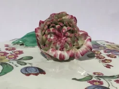 Pamono Porcelain Lidded Tureen with Floral Decor by Richard Ginori, Italy, 18th Century><noscript><img width=
