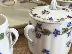Pamono Porcelain Limoges Cream Pots by Théodore Haviland, 1900, Set of 6><noscript><img width=