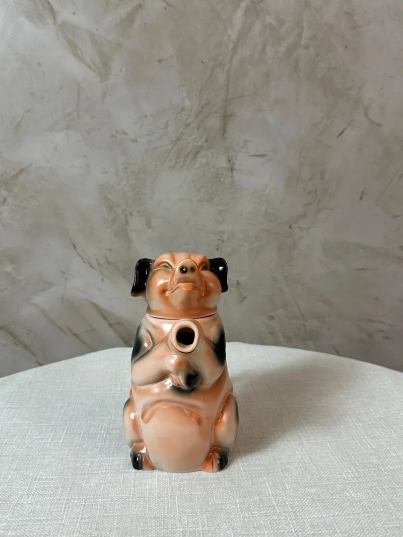 Online Pamono Porcelain Pig Teapot, 1950s