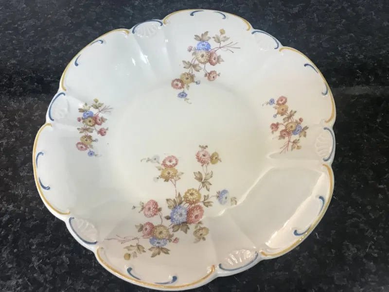 Pamono Porcelain Plate from Weisswasser GCH, 1940s> Dinner Plates & Bowls