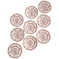 Pamono Porcelain Plates by Theodore Haviland, Set of 9> Dinner Plates & Bowls