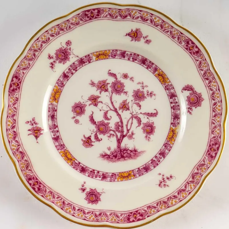 Pamono Porcelain Plates by Theodore Haviland, Set of 9> Dinner Plates & Bowls