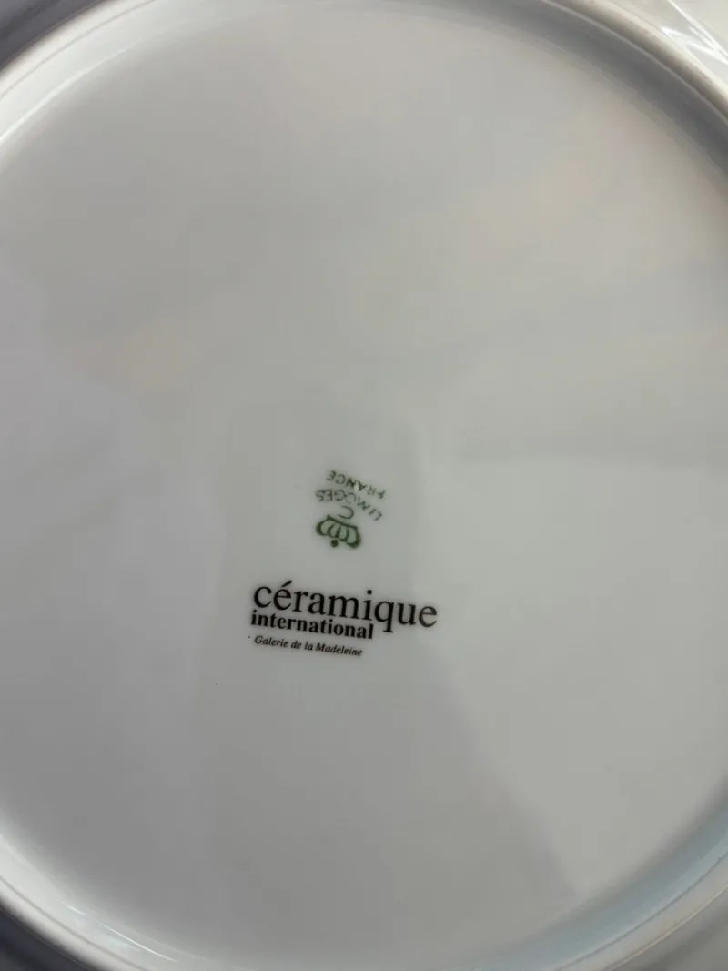 Clearance Pamono Porcelain Plates Jean Cocteau for Limoges, France, 1960s, Set of 4