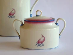 Best Pamono Porcelain Set by Gio Ponti for Richard Ginori, 1930s, Set of 3