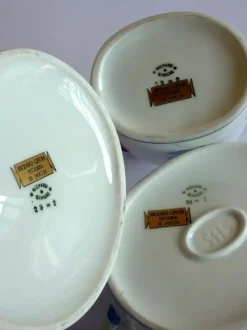Best Pamono Porcelain Set by Gio Ponti for Richard Ginori, 1930s, Set of 3