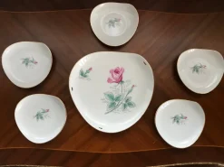 Online Pamono Porcelain Set from Hertel-Jacob Bavaria, 1940s, Set of 6