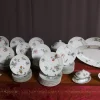 Pamono Porcelain Table Service from Maison Pouyat Limoges, Set of 57> Coffee & Tea Service