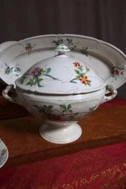 Pamono Porcelain Table Service from Maison Pouyat Limoges, Set of 57><noscript><img width=