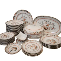 Pamono Porcelain Tableware from Quinta Nova, Portugal, 1960s, Set of 43><noscript><img width=