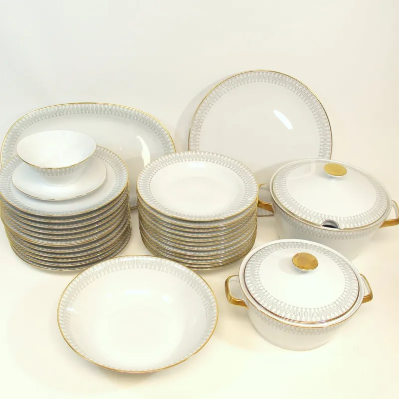 New Pamono Porcelain Tableware Set, 1950s, Set of 69