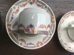 Sale Pamono Porcelain Tea / Coffee Service for 10 People, 1911-1927, Set of 25