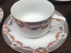 Sale Pamono Porcelain Tea / Coffee Service for 10 People, 1911-1927, Set of 25