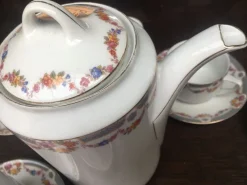 Sale Pamono Porcelain Tea / Coffee Service for 10 People, 1911-1927, Set of 25
