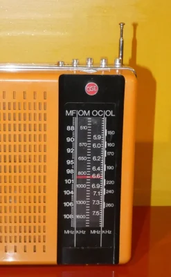 Online Pamono Portable Radio from CGE, Italy, 1970s